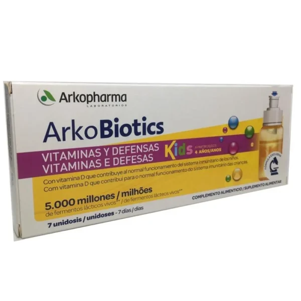 ARKOBIOTICS VITAMINAS Y DEFENSAS NIÑOS 7 UNID
