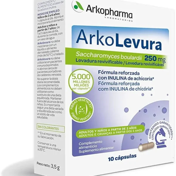 ARKOLEVURA 250 MG 10 CAPS