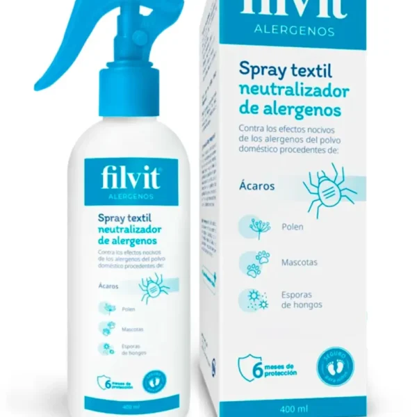 FILVIT ALERGENOS SPRAY TEXTIL 1 ENVASE 400 ML