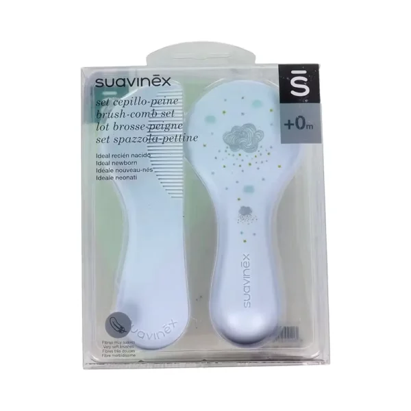 CEPILLO Y PEINE INFANTIL SOFT SUAVINEX AZUL D