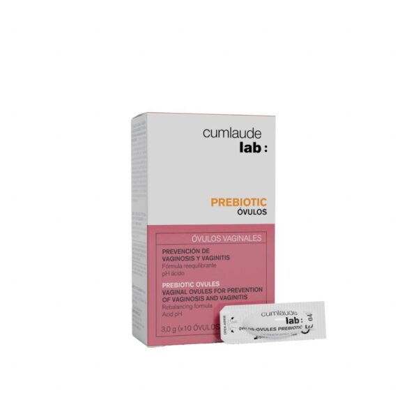 CUMLAUDE LAB: PREBIOTIC OVULOS 10 OVULOS VAGINALES