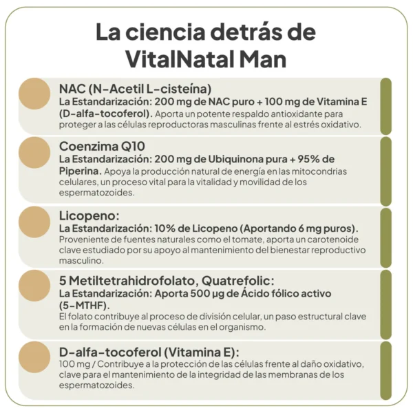 vitalnatal man 60 capsulas ivb
