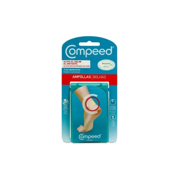 COMPEED AMPOLLAS HIDROCOLOIDE T- MED 5 U