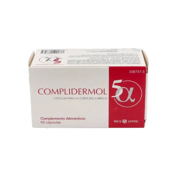 COMPLIDERMOL 5ALFA 60 CAPS