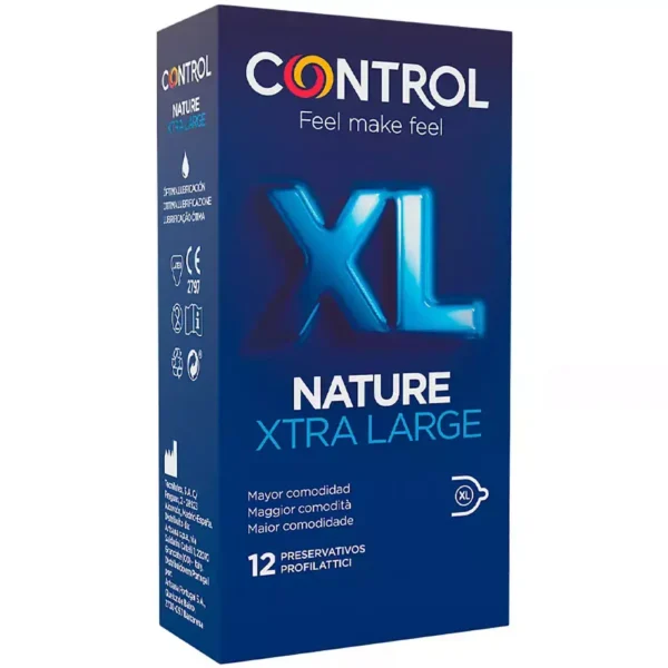 CONTROL ADAPTA XL PRESERVATIVOS 12 U