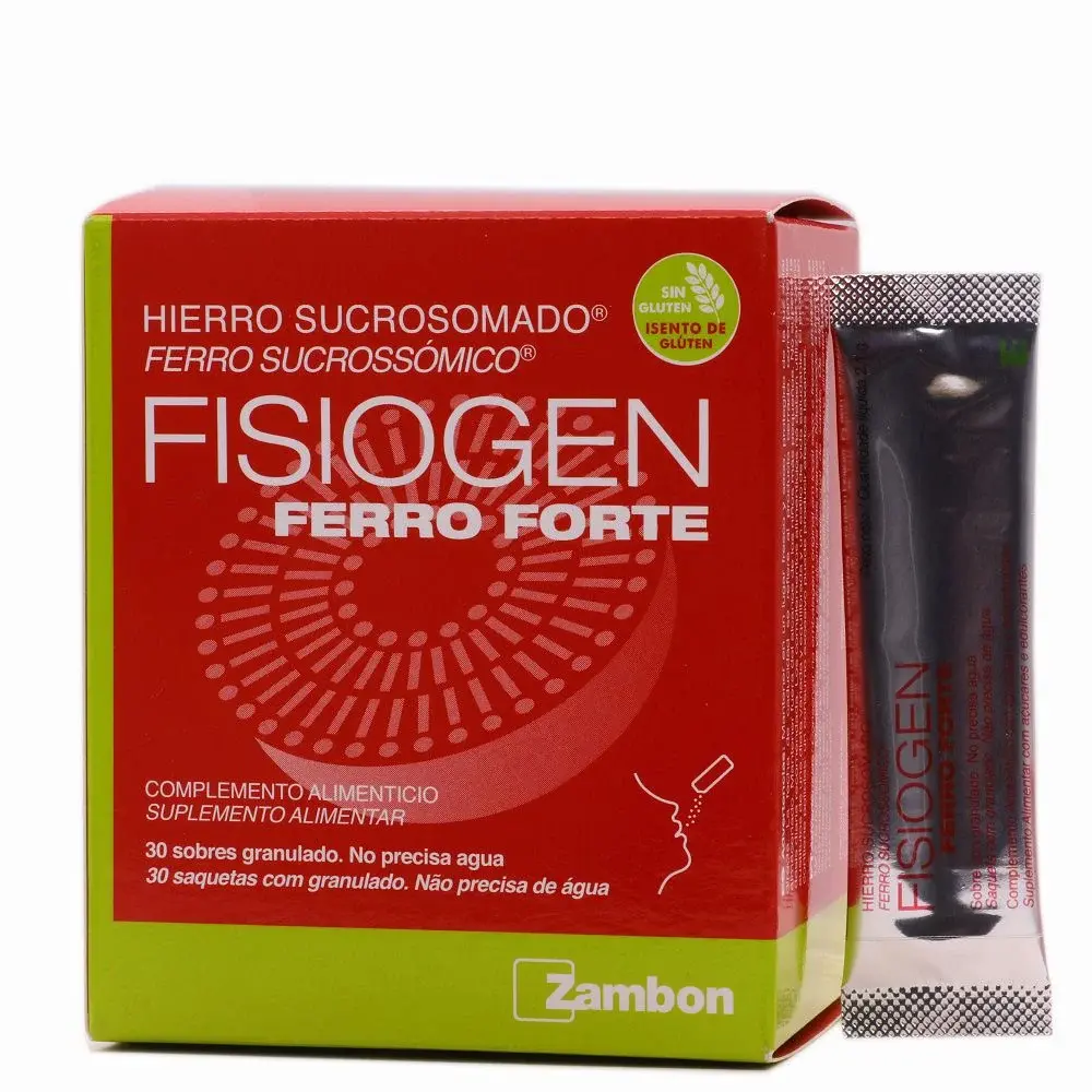 FISIOGEN FERRO FORTE SOBRES 30 SOBRES