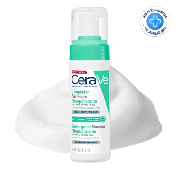 cerave limpiador air foam equilibr. 148m