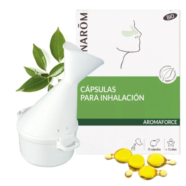 AROMAFORCE CAPS INHALACION BIO+INHALADOR